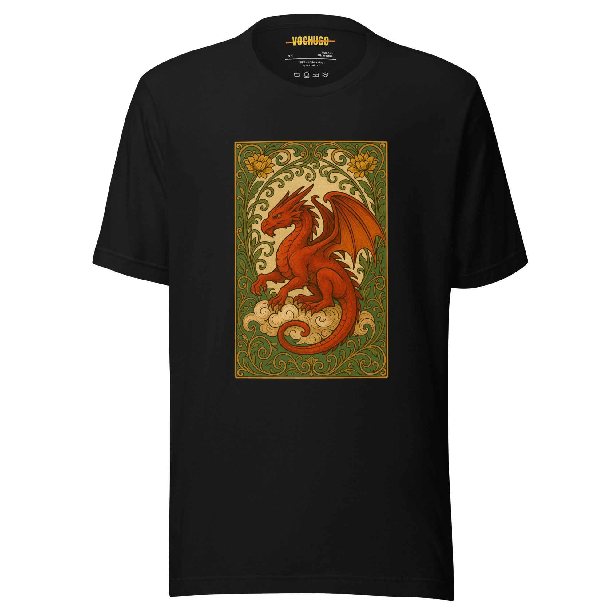 RED DRAGON 六本木 Tシャツ Red Dragon and Vines Unisex t-shirt – Vochugo